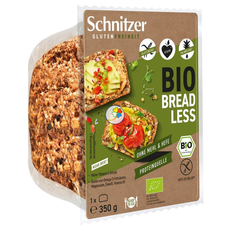 PAN BREAD LESS SIN GLUTEN 350GR SCHNITZER