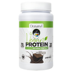 PROTEINA VEGETAL BROWNIE 600Gr. SPORT LIVE DRASANVI