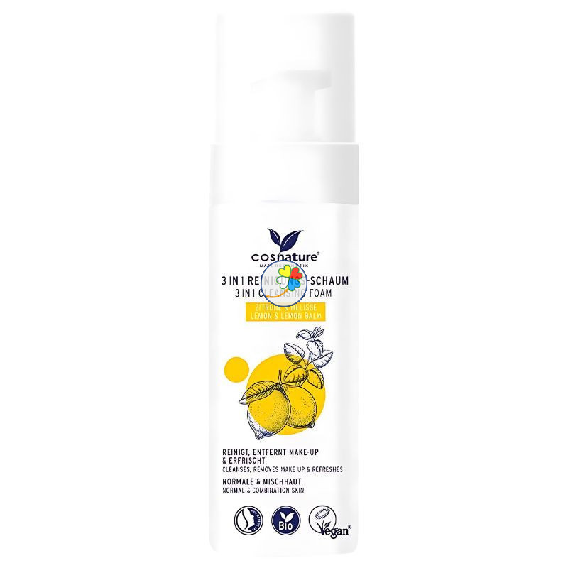 ESPUMA LIMPIADORA 3 EN 1 MELISA & LIMÓN BIO 150ML COSNATURE