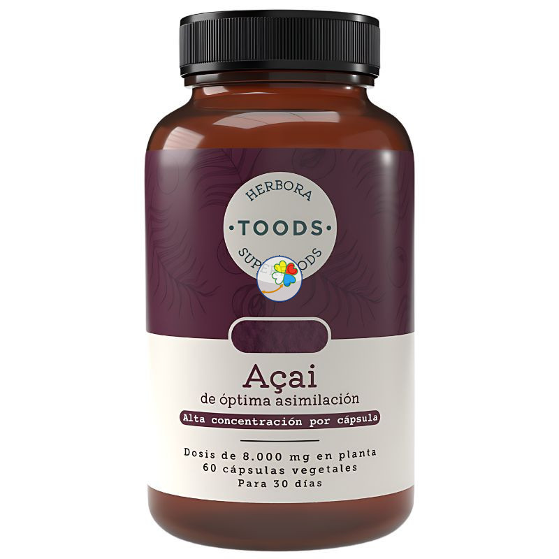 AÇAI 750MG 60 CÁPSULAS VEGETALES HERBORA