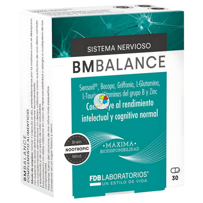 BM BALANCE 30 CÁPSULAS FDB LABORATORIOS