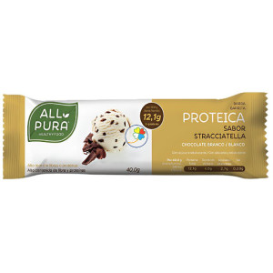 BARRITAS PROTEICAS CHOCO BLANCO Y STRACCIATELLA 24 UDS. ALL PURA