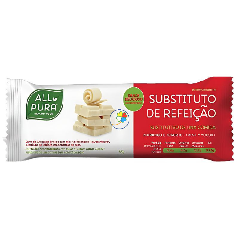 BARRITAS SUSTITUTIVAS DE COMIDA CHOCOLATE BLANCO 24 UDS ALL PURA