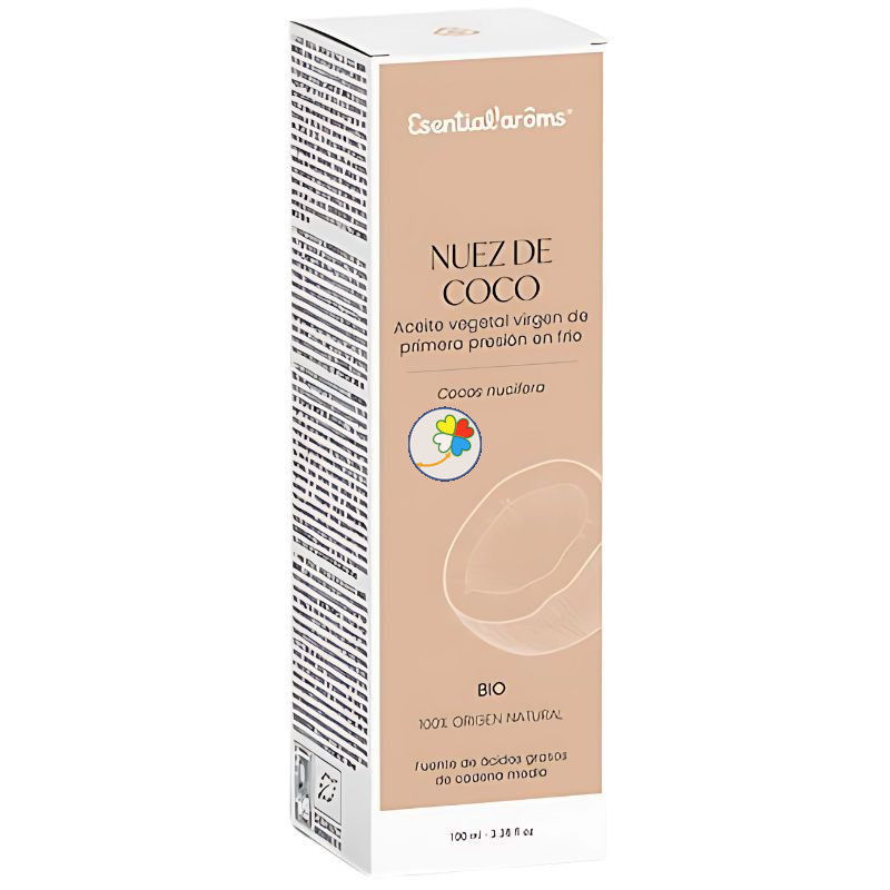 ACEITE VEGETAL DE NUEZ DE COCO BIO 100Ml. ESENTIAL AROMS