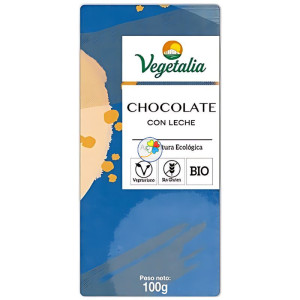 CHOCOLATE CON LECHE BIO 100Gr. VEGETALIA