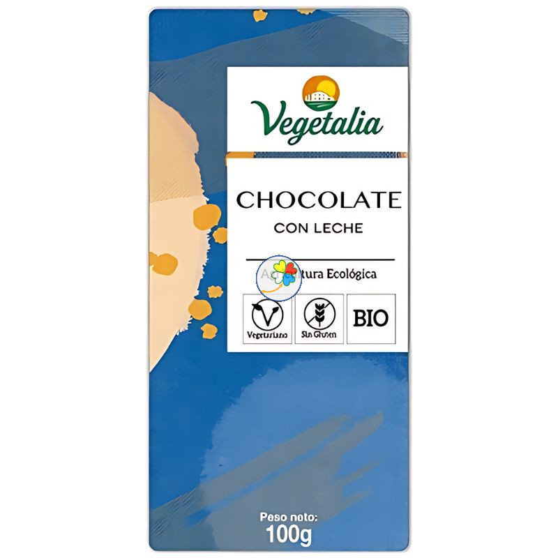 CHOCOLATE CON LECHE BIO 100Gr. VEGETALIA