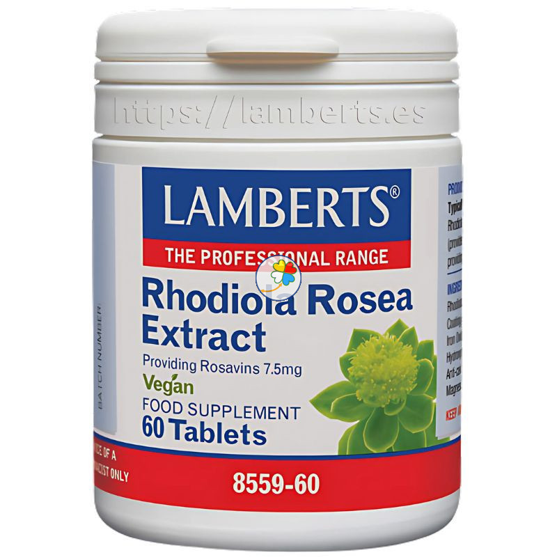 RHODIOLA ROSEA 250Mg 60 TABLETAS LAMBERTS