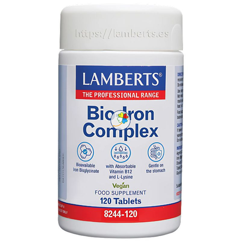 BIO IRON COMPLEX 120 COMPRIMIDOS LAMBERTS