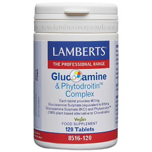 COMPLEJO DE GLUCOSAMINA Y FITODROITINA 120 COMPRIMIDOS LAMBERTS