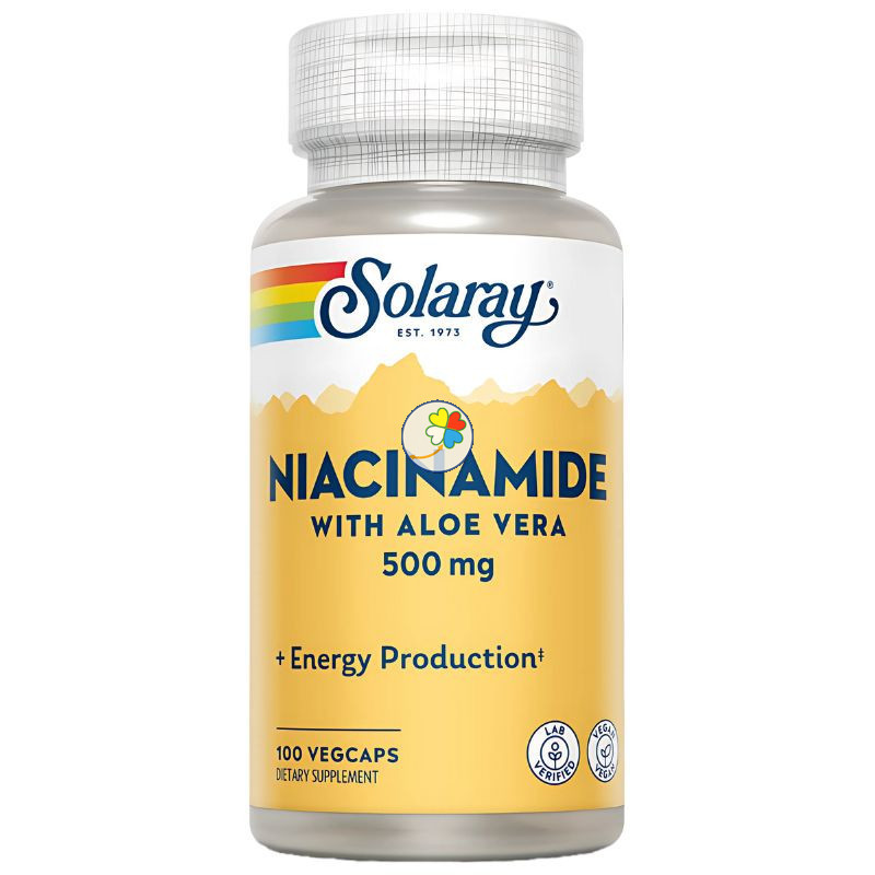 NIACINAMIDE 500Mg 100 CAPSULAS SOLARAY