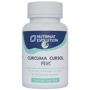 CÚRCUMA CURSOL PLUS 30 CÁPSULAS VEGETALES NUTRINAT EVOLUTION