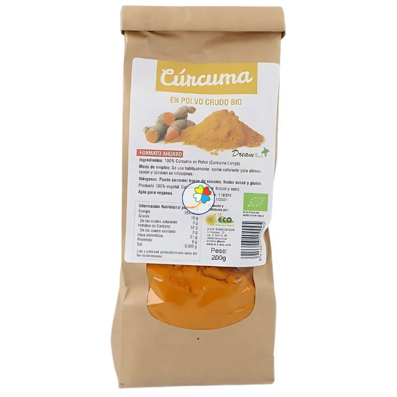 CURCUMA POLVO BIO 200Gr DREAMFOODS