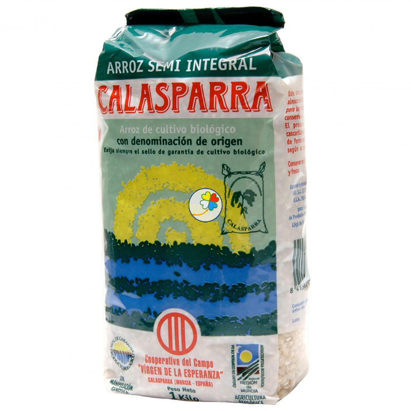 ARROZ SEMI-INTEGRAL REDONDO 1KG CALASPARRA