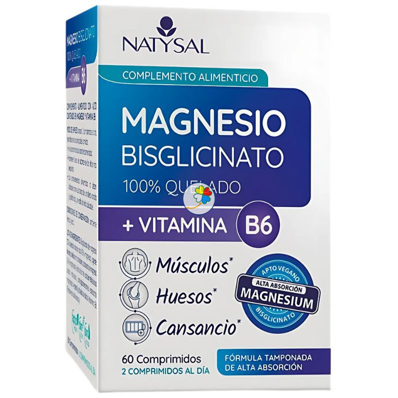 MAGNESIO+B6 60 CAPSULAS NATYSAL