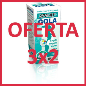 Oferta Pack 3x2 SPRAY GOLA...