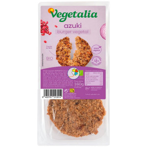 VEGEBURGUER DE AZUKIS, TOFU Y SEITÁN BIO 160GR VEGETALIA