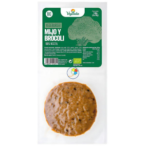 VEGEBURGUER MIJO Y BRÓCOLI BIO 140GR VEGETALIA