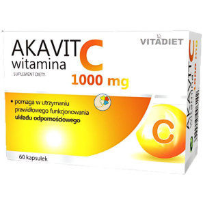 AKAVIT VITAMINA C 1000MG 60 CÁPSULAS VITADIET