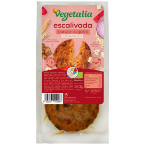 VEGEBURGUER DE ESCALIVADA Y QUESO AZUL BIO 160GR VEGETALIA