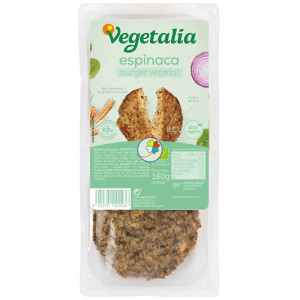 VEGEBURGUER TOFU Y ESPINACAS BIO 160GR VEGETALIA