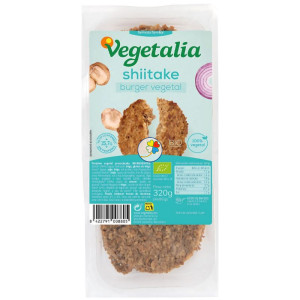 VEGEBURGUER SEITÁN Y SHIITAKE BIO (4 UNIDADES) 320GR VEGETALIA