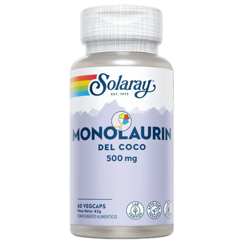 MONOLAURIN 500MG 60 CÁPSULAS VEGETALES SOLARAY