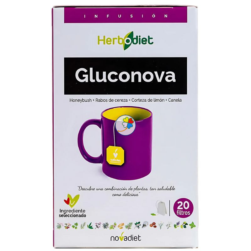 HERBODIET GLUCONOVA 20 FILTROS NOVA DIET