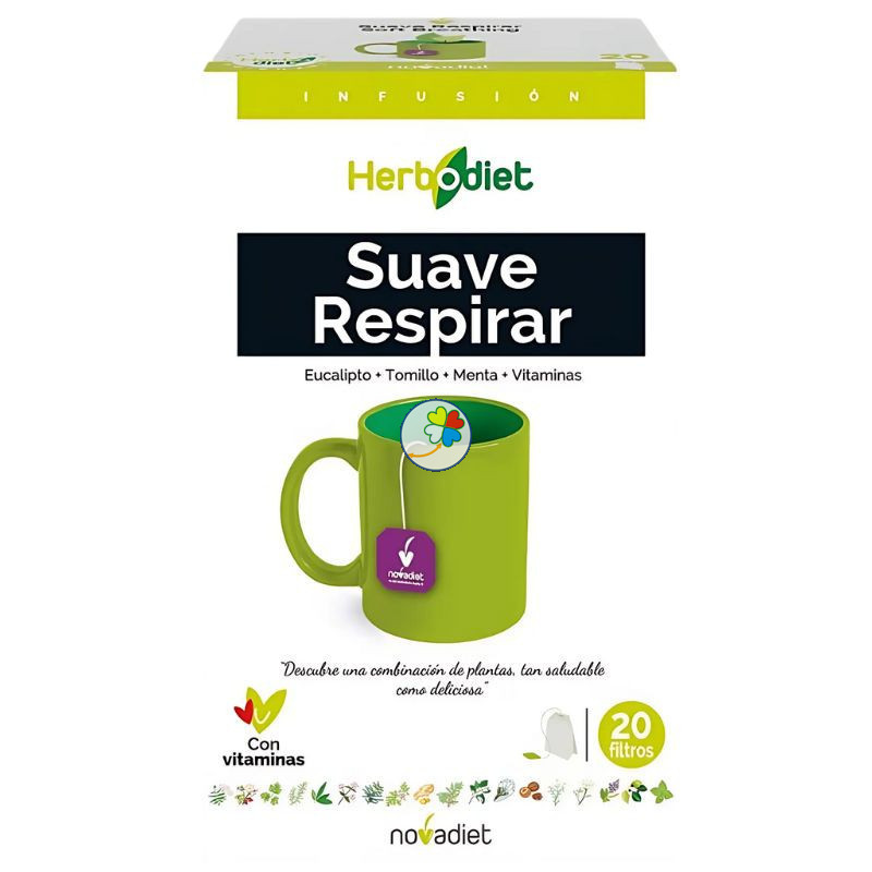 HERBODIET SUAVE RESPIRAR 20 FILTROS NOVA DIET