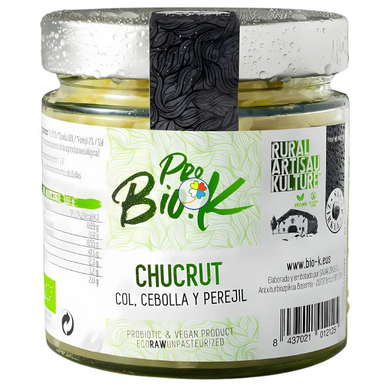 CHUCRUT COL CEBOLLA Y PEREJIL S/P 350GR ORO DE LOS ANDES