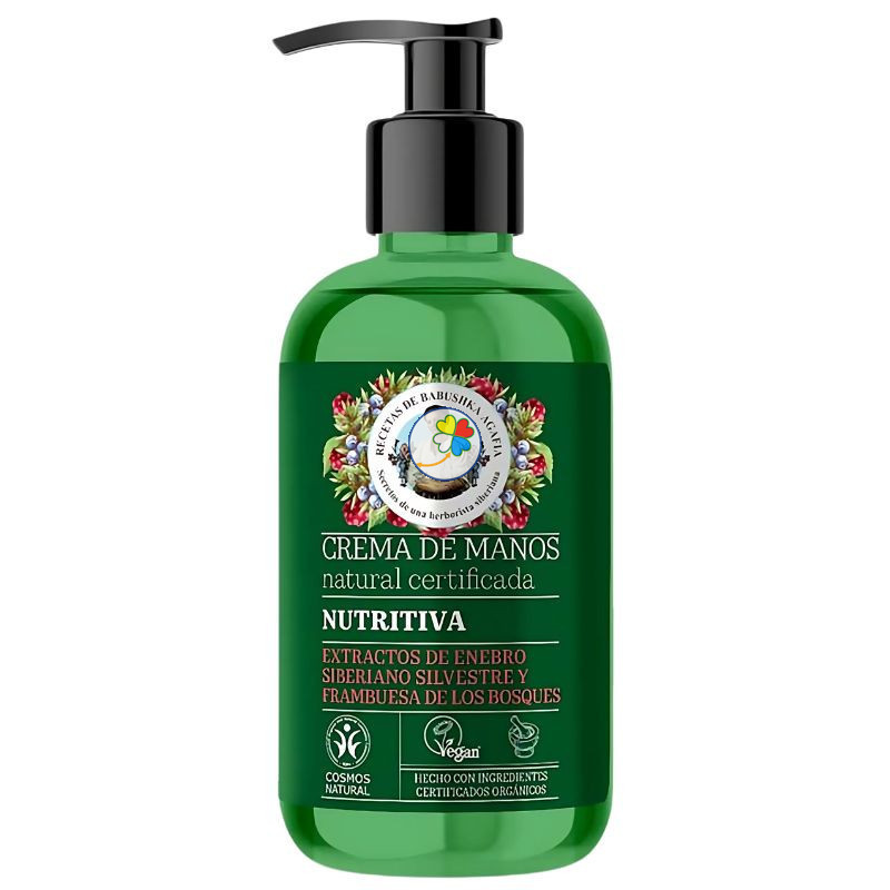 GREEN AGAFIA CREMA DE MANOS NATURAL NUTRITIVA 300ML AGAFJA