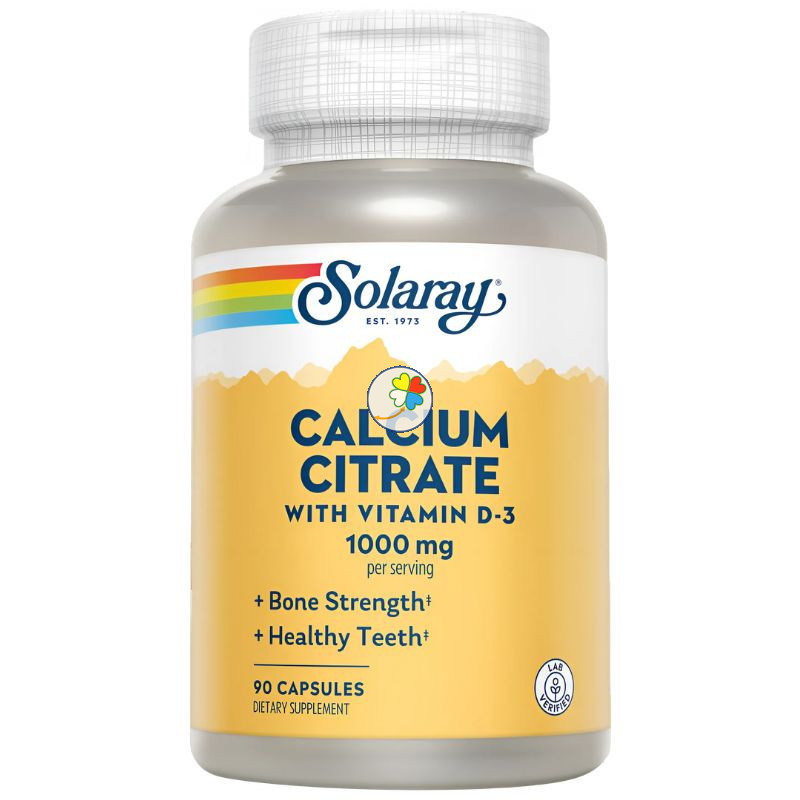 CALCIUM D3 CITRATE 90 CÁPSULAS SOLARAY