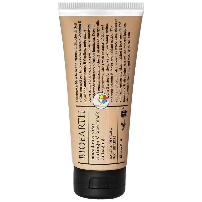 MASCARILLA FACIAL ANTIENVEJECIMIENTO BAYAS GOJI 100ML BIOEARTH