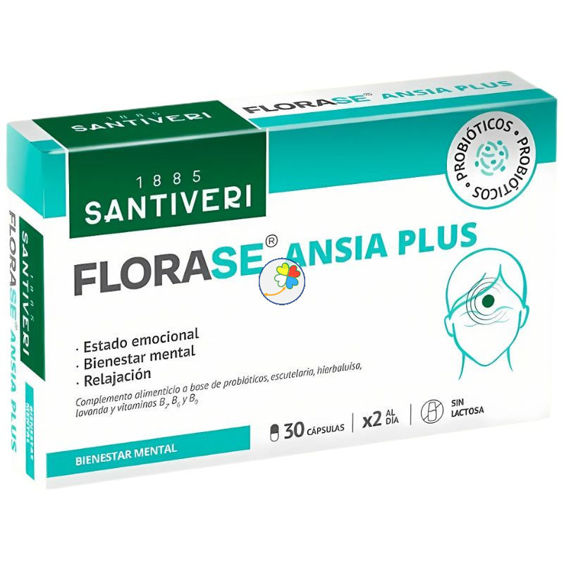 FLORASE ANSIA PLUS 30 CAPSULAS SANTIVERI