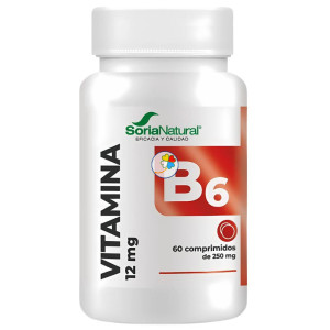 VITAMINA B6 LIBERACIÓN SOSTENIDA 60 COMPRIMIDOS SORIA NATURAL