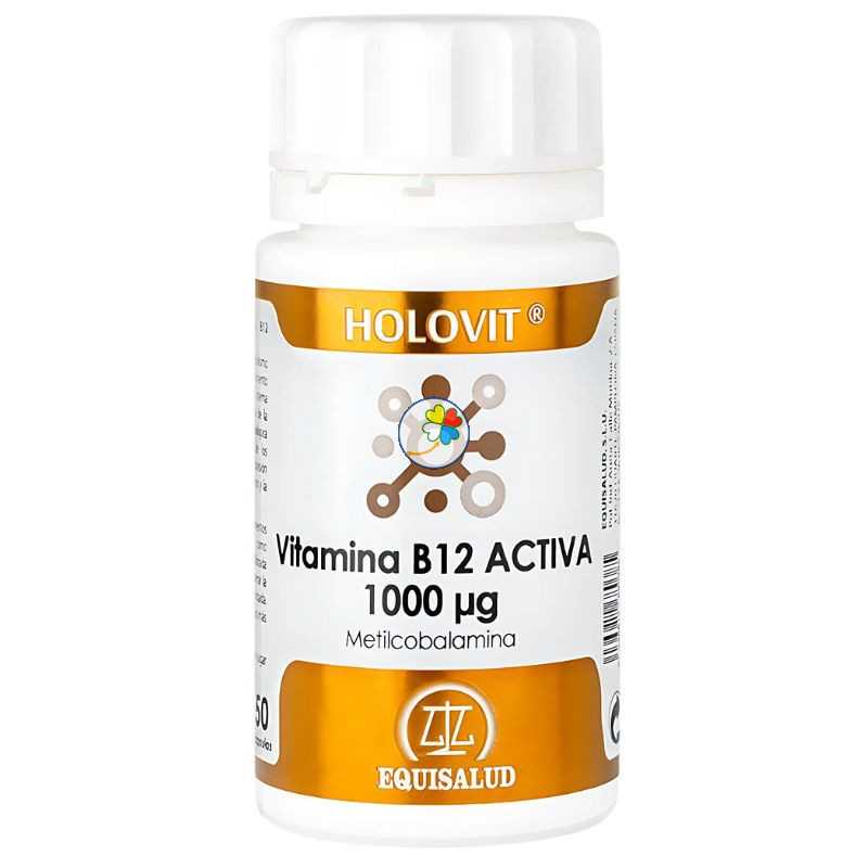 HOLOVIT VITAMINA B12 ACTIVA 1000ΜG 50 CÁPSULAS EQUISALUD