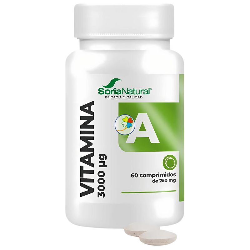 VITAMINA A LIBERACIÓN SOSTENIDA 60 COMPRIMIDOS SORIA NATURAL