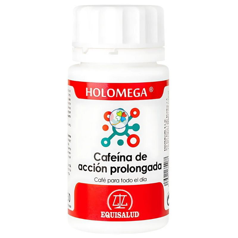 HOLOMEGA CAFEÍNA ACCIÓN PROLONGADA 50 CÁPSULAS EQUISALUD