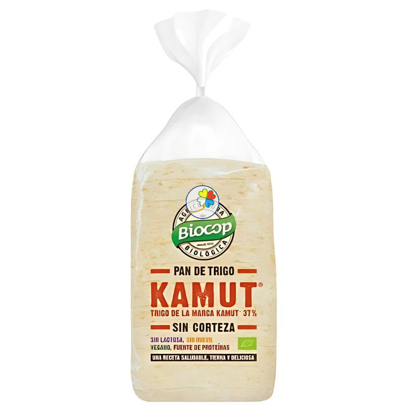 PAN DE MOLDE KAMUT SIN CORTEZA 300G BIOCOP