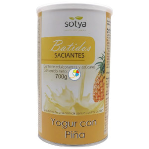 BATIDO SACIANTE POLVO SABOR YOGUR CON PIÑA 700G SOTYA