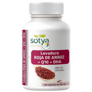 LEVADURA ROJA DE ARROZ + Q10 + DHA 550MG 60 CÁPSULAS SOTYA