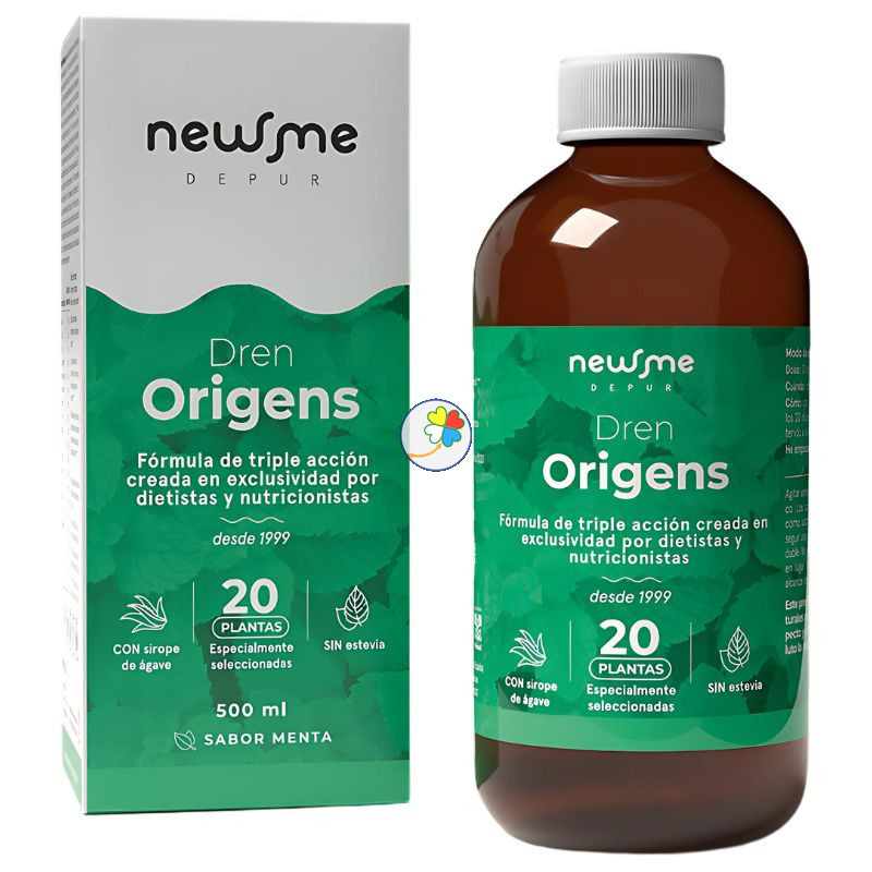 DREN ORIGENS SABOR MENTA 500ML HERBORA