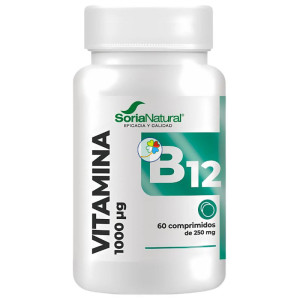 VITAMINA B12 LIBERACIÓN SOSTENIDA 60 COMPRIMIDOS SORIA NATURAL