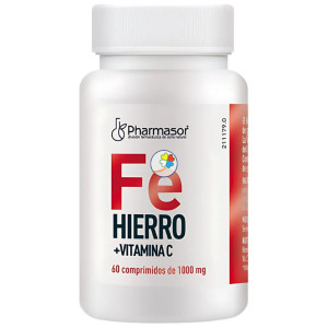 HIERRO + VITAMINA C 60 COMPRIMIDOS SORIA NATURAL