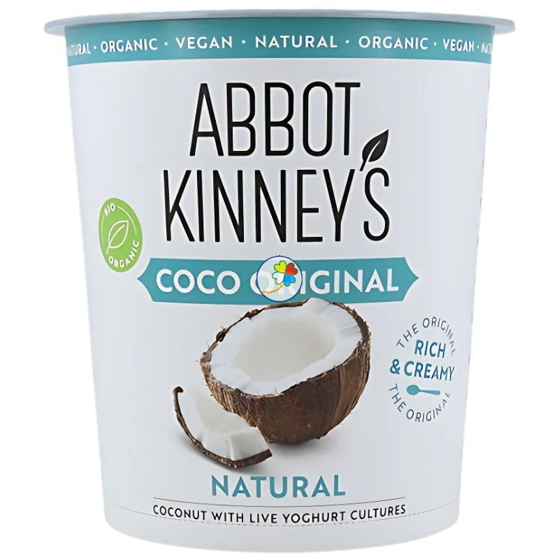 YOGUR DE COCO NATURAL BIO 350G ABBOT KINNEYS YOGUR DE COCO NATURAL BIO 350G ABBOT KINNEYS