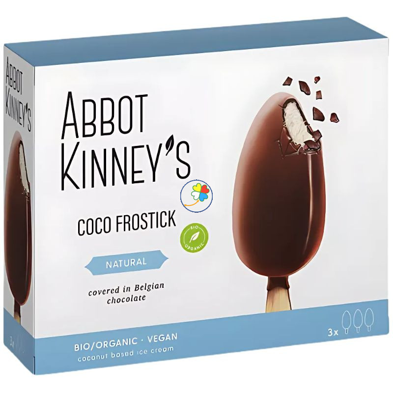 HELADO CUBIERTO DE CHOCOLATE BIO 3X80ML ABBOT KINNEYS HELADO CUBIERTO DE CHOCOLATE BIO 3X80ML ABBOT KINNEYS