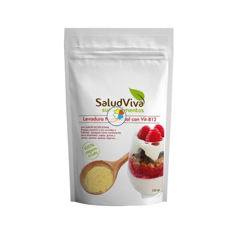 LEVADURA NUTRICIONAL CON B12 125Gr. SALUD VIVA LEVADURA NUTRICIONAL CON B12 125Gr. SALUD VIVA