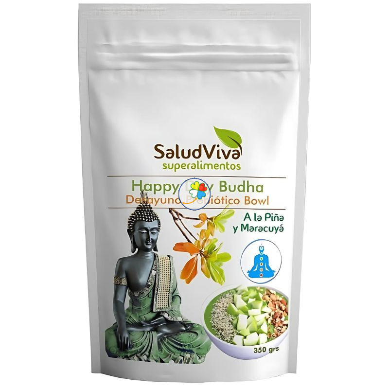HAPPY DAY BUDHA A LA PIÑA Y MARACUYA 350G SALUD VIVA HAPPY DAY BUDHA A LA PIÑA Y MARACUYA 350G SALUD VIVA