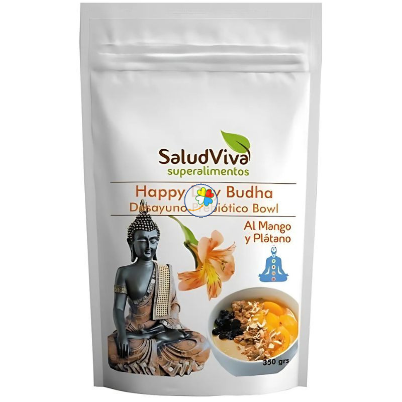 HAPPY DAY BUDHA CON MANGO Y PLATANO 350G SALUD VIVA HAPPY DAY BUDHA CON MANGO Y PLATANO 350G SALUD VIVA