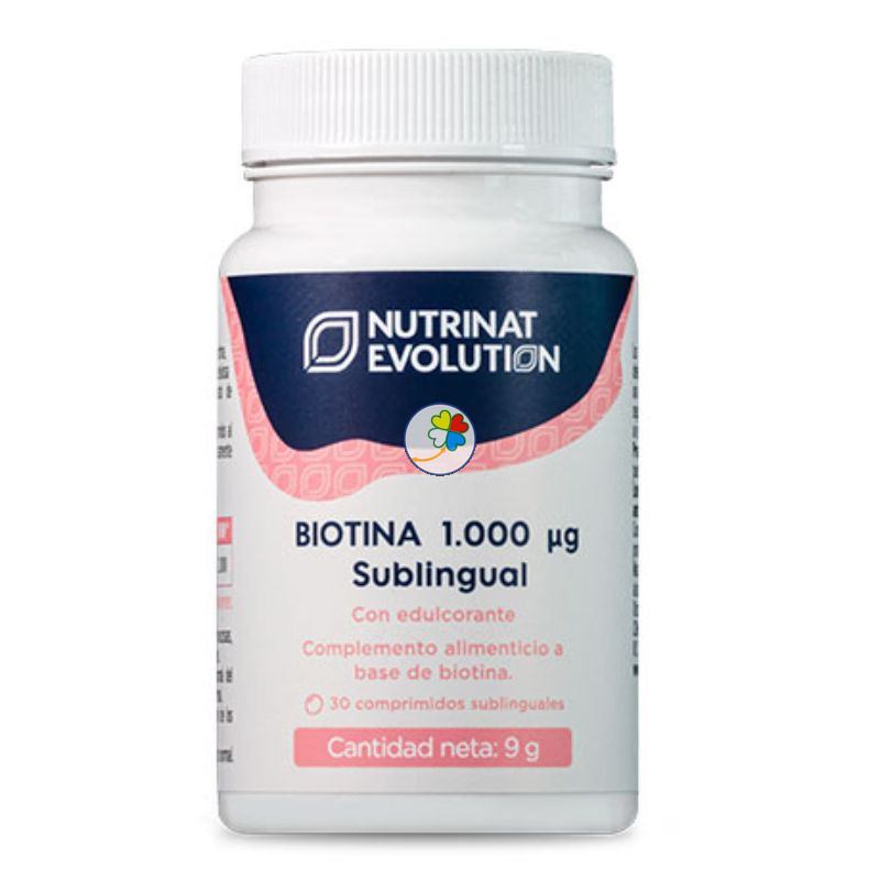 BIOTINA 1.000µg SUBLINGUAL 30 COMPRIMIDOS NUTRINAT EVOLUTION