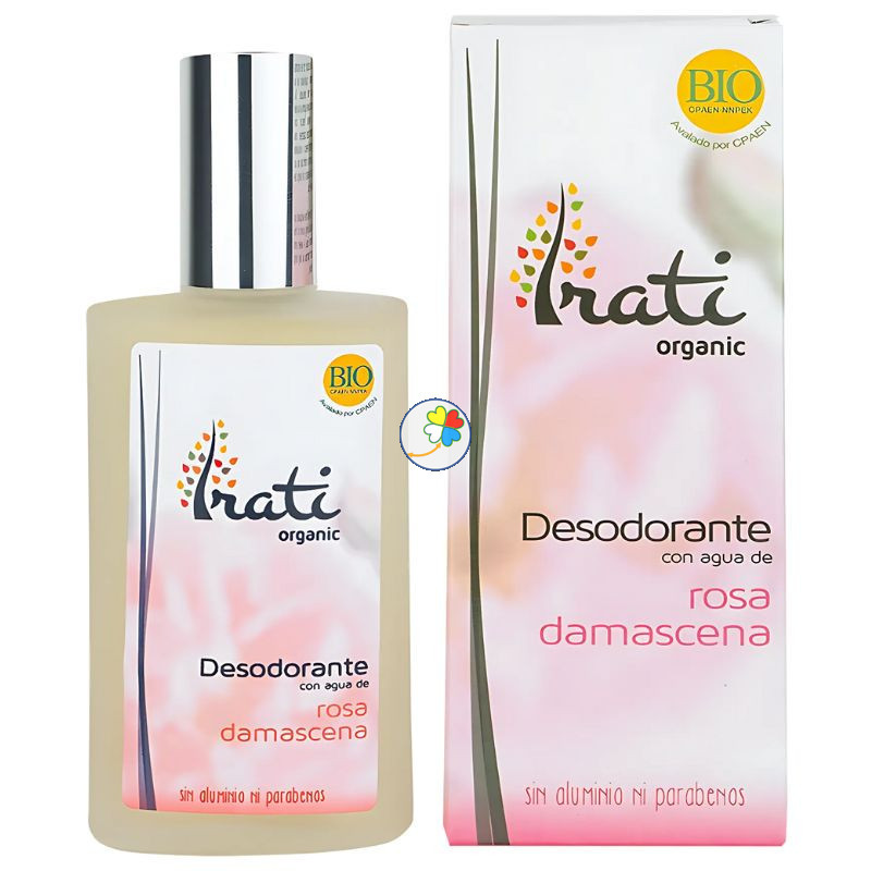 IRATI DESODORANTE DE ROSA DAMASCENA BIO 100ML EQUISALUD